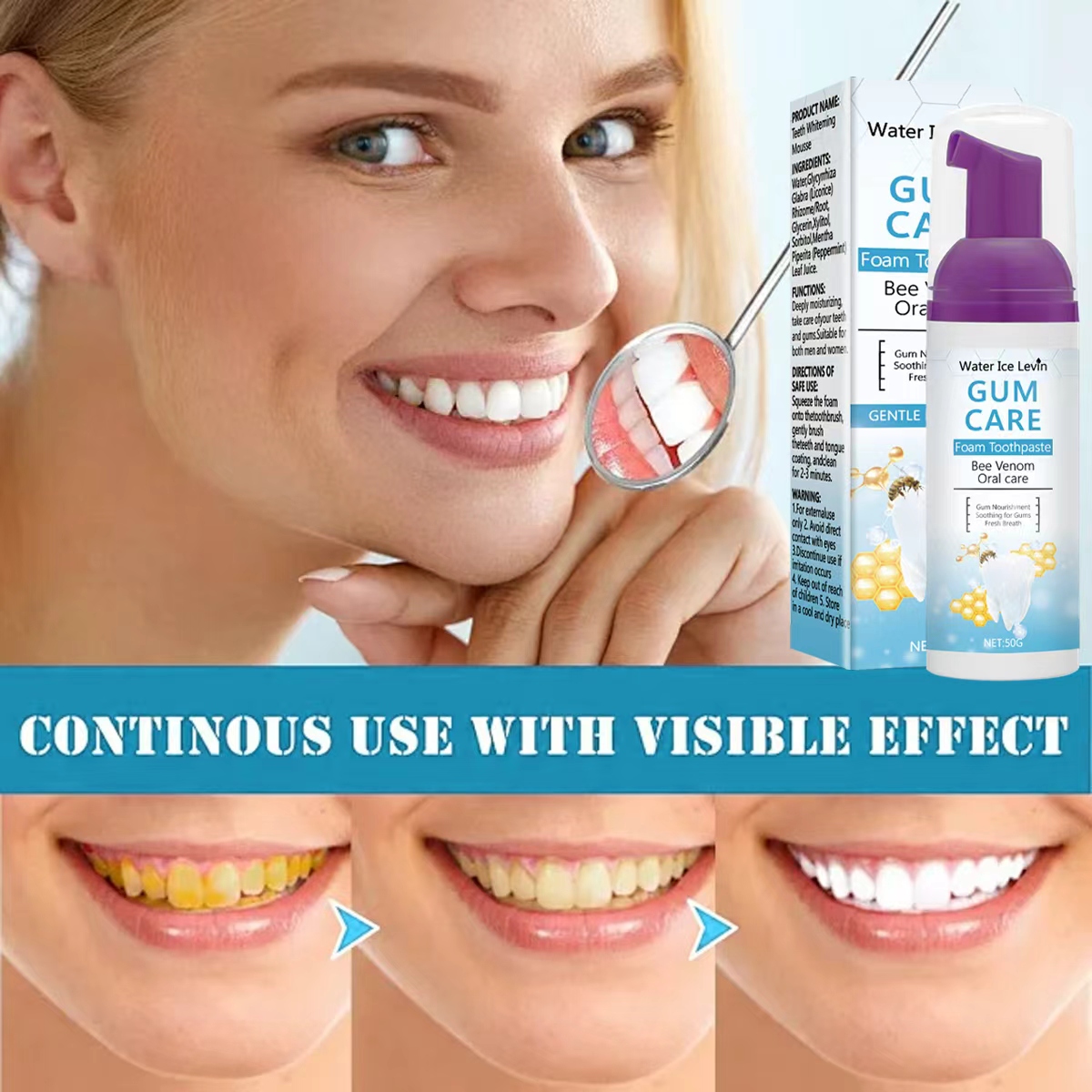 Arı Zehiri ve Ksilitol İçeren  - Teeth Whitening Xylitol Gum incelemesi ve fiyatı