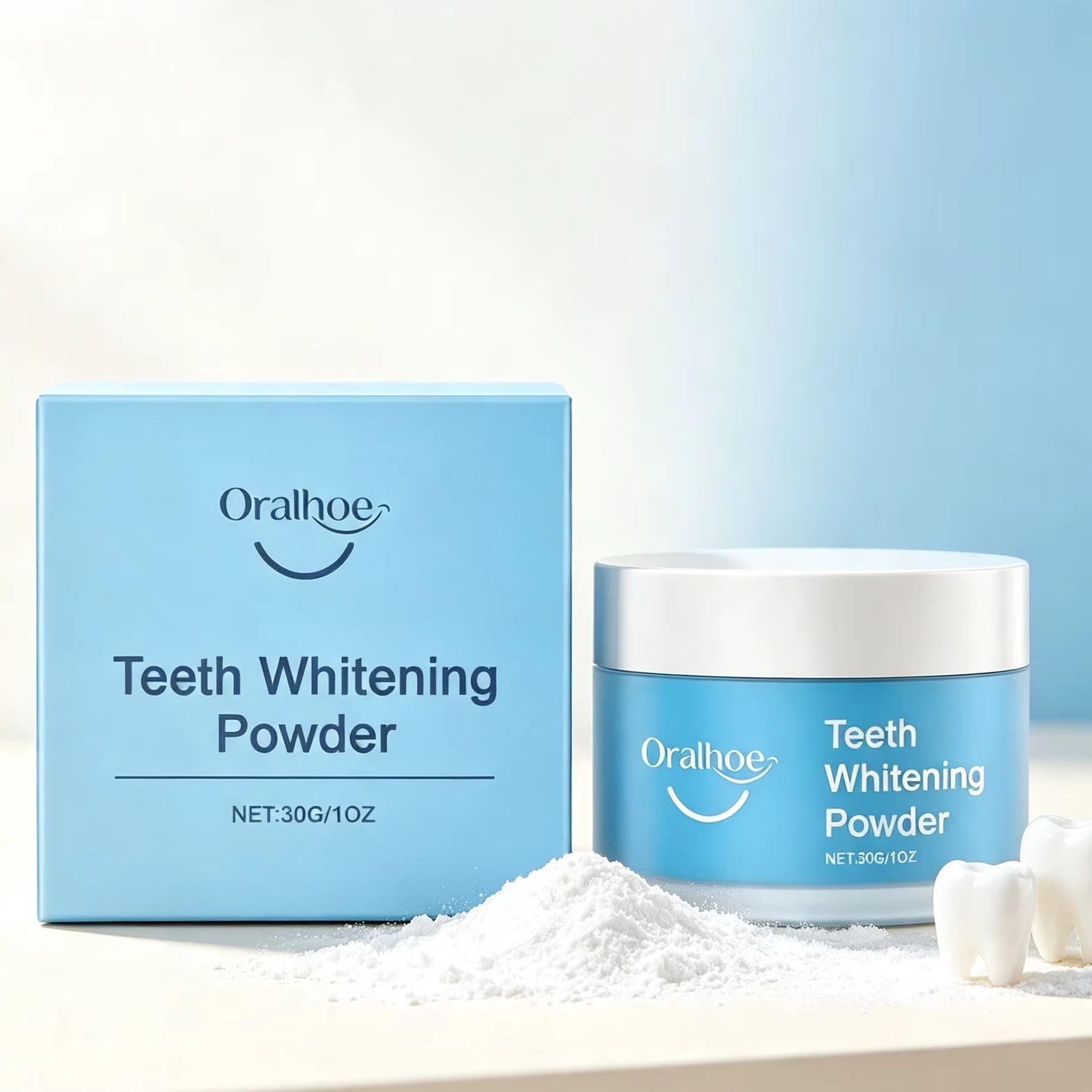 Oralhoe Diş Tozu, Dişleri Fırç - Teeth Whitening Co incelemesi ve fiyatı